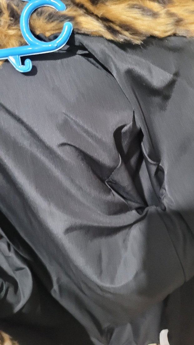 Leopar Desenli 1 Defa Kullanıldı Kaban - Görsel 5