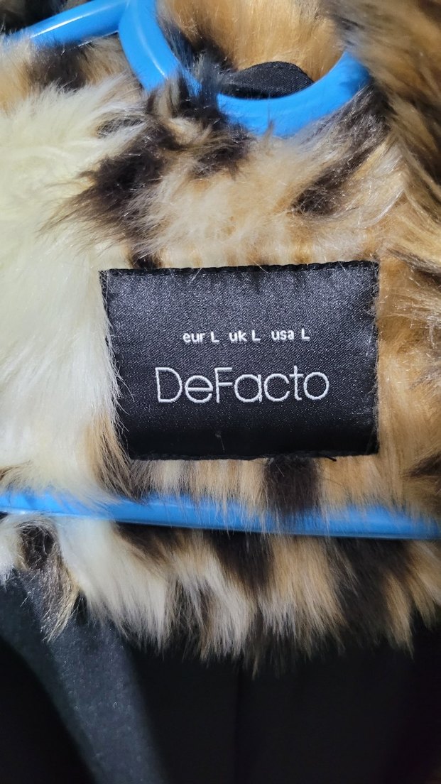 Leopar Desenli 1 Defa Kullanıldı Kaban - Görsel 3