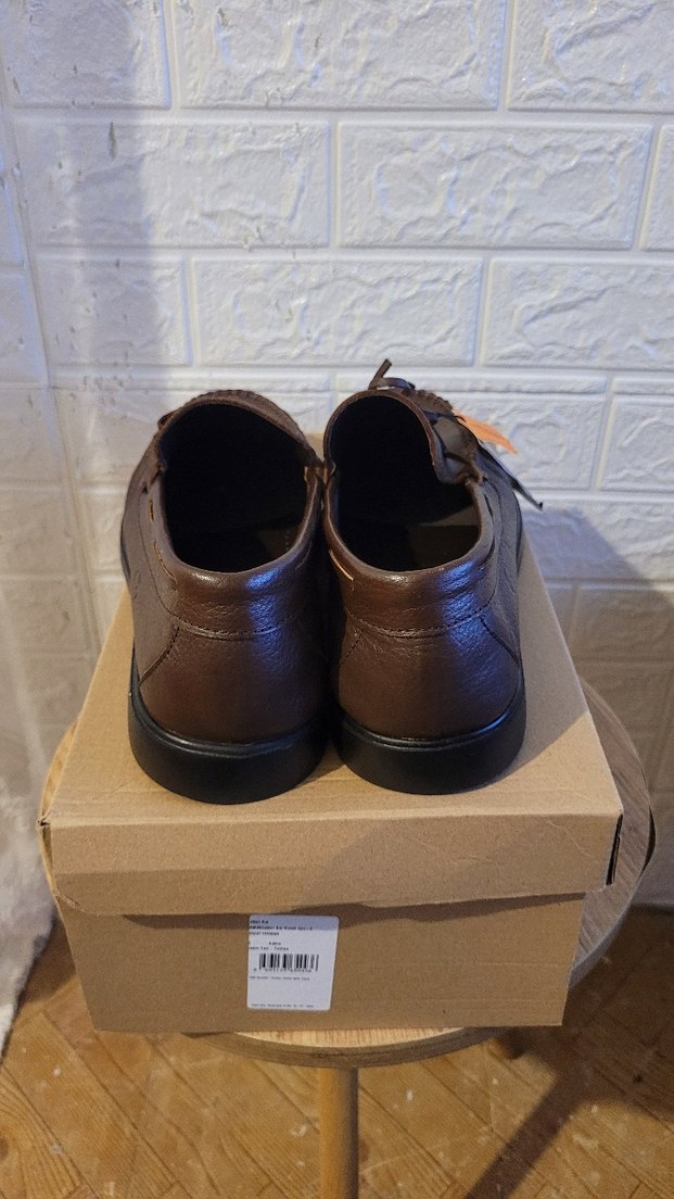 Sıfır Klasik Erkek Deri Kahverengi Ayakkabı - Görsel 3