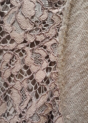 Dantelli Kışlık Elbise Yepyeni - Görsel 7