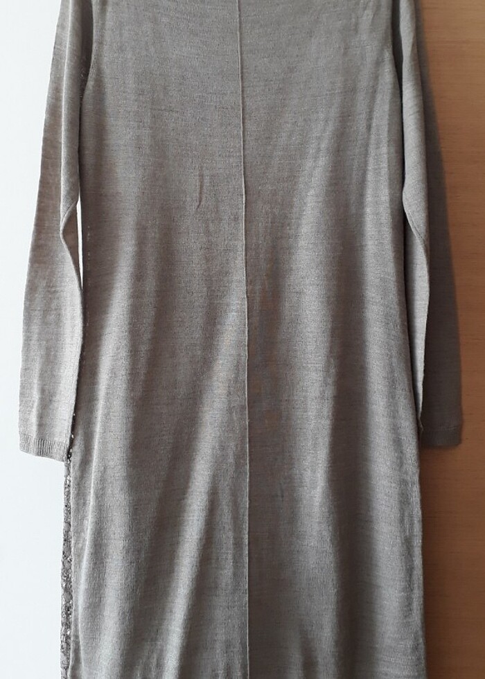 Dantelli Kışlık Elbise Yepyeni - Görsel 3