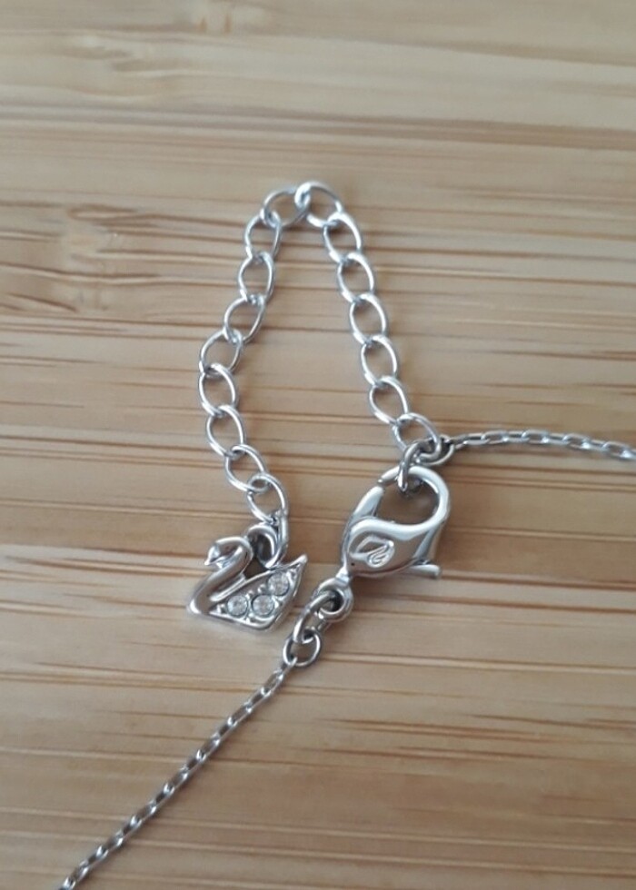 Swarovski İncili Kristal Kolye - Görsel 3