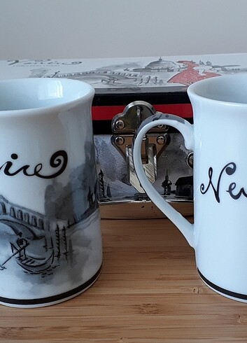 Hediyelik Porselen Tabak ve Kupa Seti - Görsel 6