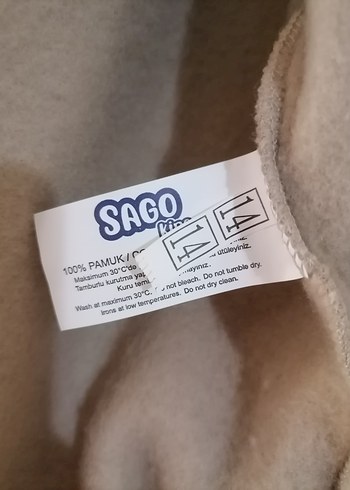 Bej Nakışlı, Çıtçıtlı, Uzun Kollu Unisex  Ceket - Görsel 3