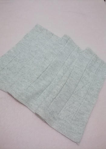 Gri Örgü Bebek Battaniyesi - Görsel 2