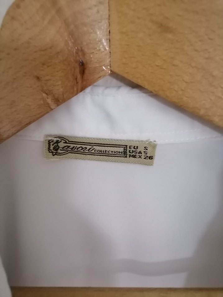 Nakışlı krep kadın tunik. - Görsel 3