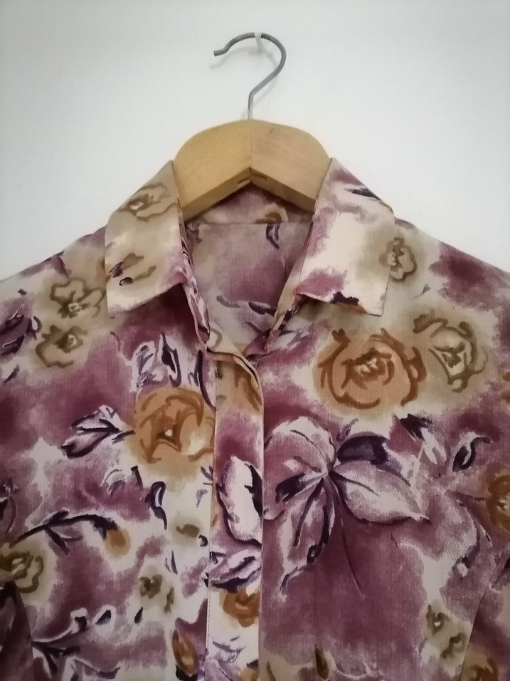 Keten  Uzun Kollu Gömlek - Görsel 2