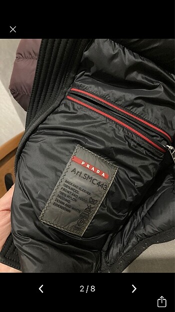 Prada Orjinal prada mont m beden