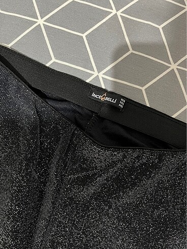 38 Beden Parlak simli pantalon
