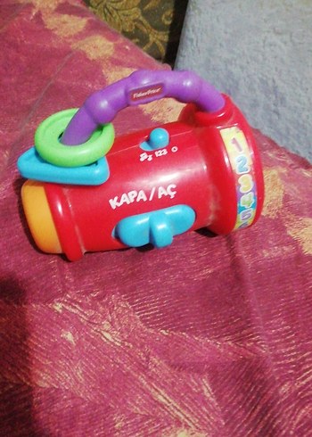Fisher price marka, müzikli ışıklı oyuncak temiz sağlam 50 TL