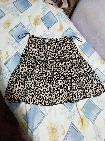 Blackpink marka leopar etek sıfır ürün, 100 TL kaçmaz