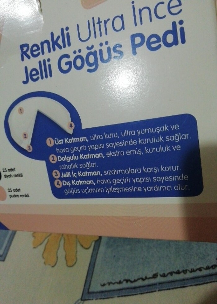 Ultra ince jelli göğüs pedi,, 27 adet var sıfır,, HEPSİ 30 tl  - Görsel 2