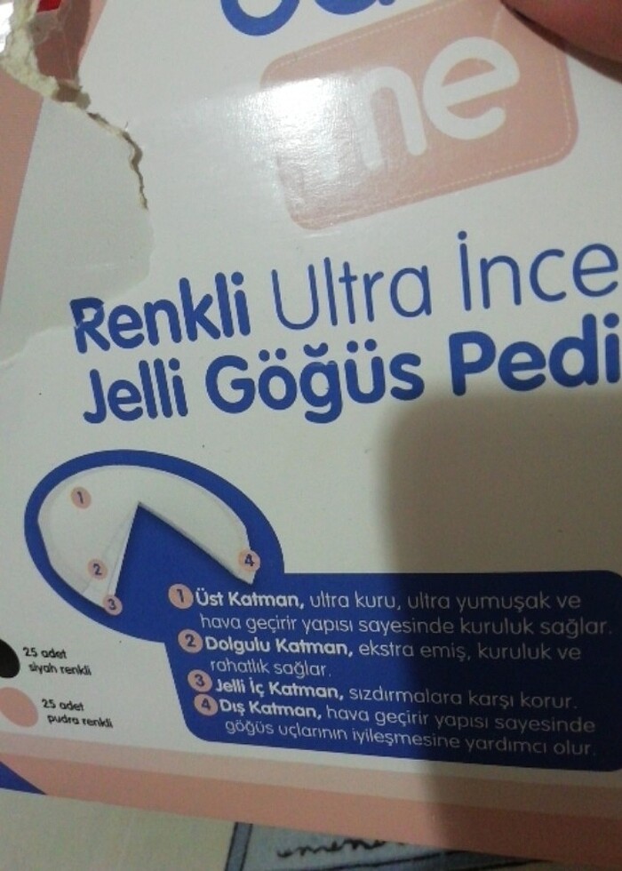 Ultra ince jelli göğüs pedi,, 27 adet var sıfır,, HEPSİ 30 tl  - Görsel 3