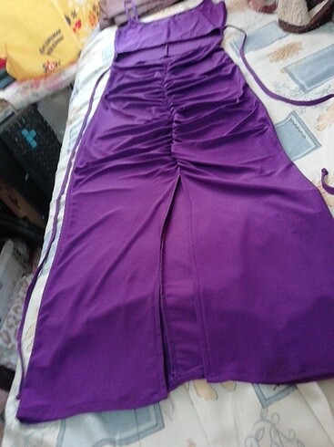 Eflatun abiye, trendyol marka,, sıfır ayarında 60 TL  - Görsel 5