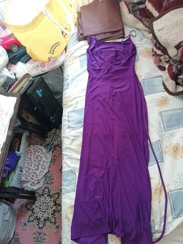 Eflatun abiye, trendyol marka,, sıfır ayarında 60 TL  - Görsel 13