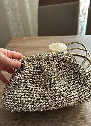 Diğer Kağıt ipten örme el emeği çantalar, tane 800 TL
