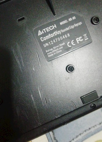 A4Tech, kr 85 model, Kablolu Klavye, 50tl, açıklama oku - Görsel 4