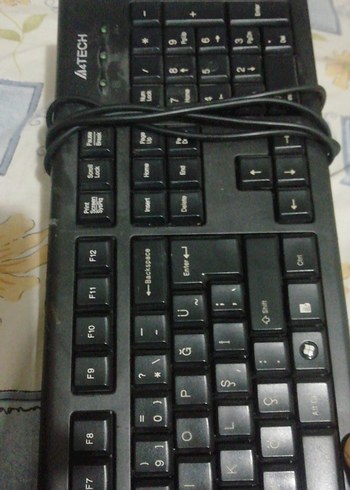 A4Tech, kr 85 model, Kablolu Klavye, 50tl, açıklama oku - Görsel 7