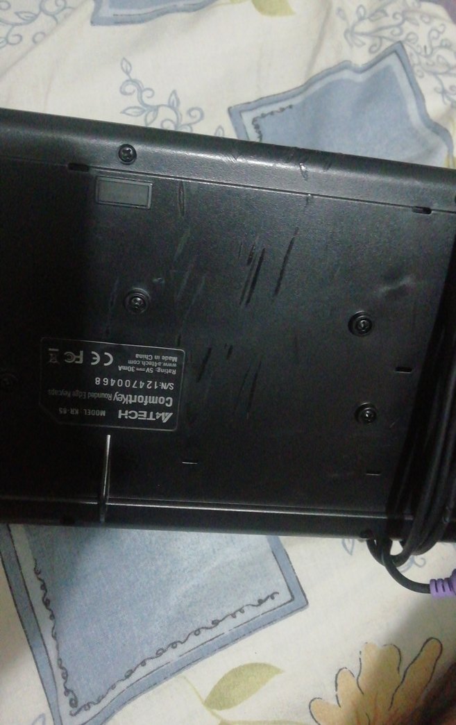 A4Tech, kr 85 model, Kablolu Klavye, 50tl, açıklama oku - Görsel 5