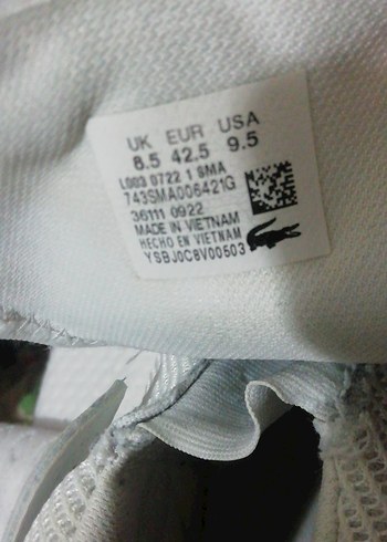 Lakoste Orjinal marka spor, yumuşacık kalın,, 75 TL - Görsel 9