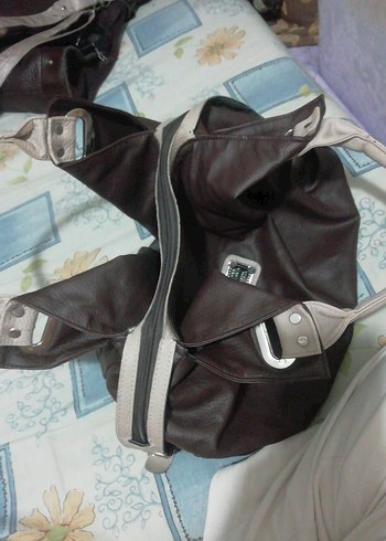 Kahverengi Deri Kadın Omuz Çantası, temiz 95 TL - Görsel 6