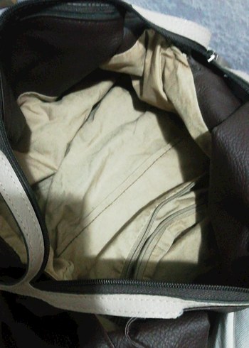 Kahverengi Deri Kadın Omuz Çantası, temiz 95 TL - Görsel 8