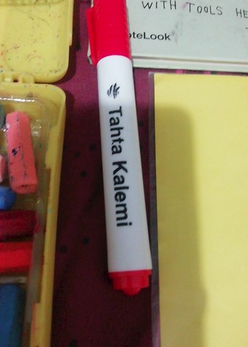 10..12 parça, kirtasiye pastel, keçeli, sulu boyalar,120TL - Görsel 12