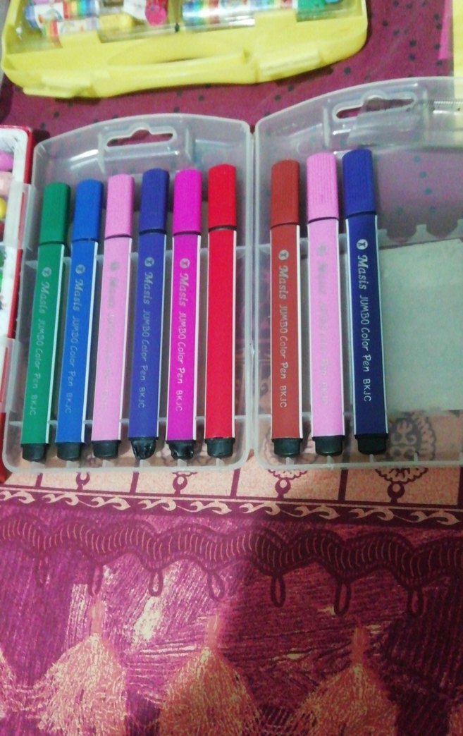 10..12 parça, kirtasiye pastel, keçeli, sulu boyalar,120TL - Görsel 5