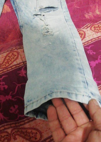 Chamur national, marka kot pantolon, sıfır gibi 150 TL - Görsel 3