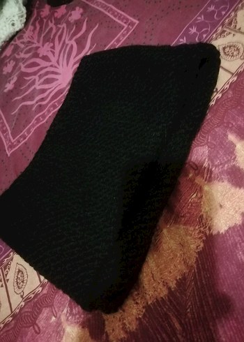 Siyah boğazlık çift katlı kalın yumuşak sıfır örgü, 40 TL - Görsel 6