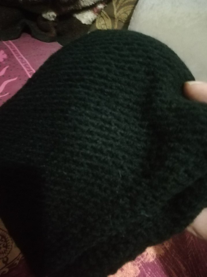 Siyah boğazlık çift katlı kalın yumuşak sıfır örgü, 40 TL - Görsel 5