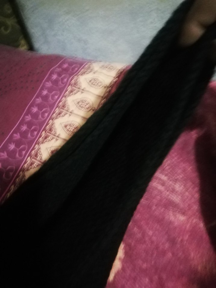 Siyah boğazlık çift katlı kalın yumuşak sıfır örgü, 40 TL - Görsel 2