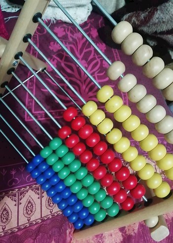 Ahşap Abaküs Eğitici, sayma tahtası, 100 adet sayma 100 TL - Görsel 9