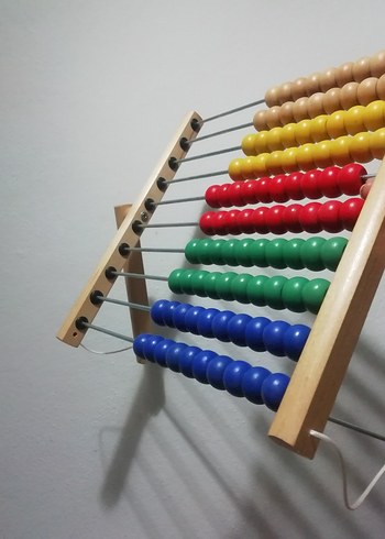 Ahşap Abaküs Eğitici, sayma tahtası, 100 adet sayma 100 TL - Görsel 2