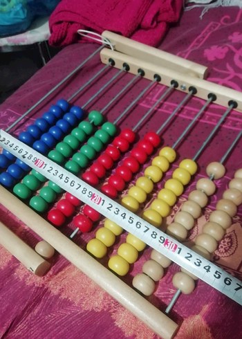 Ahşap Abaküs Eğitici, sayma tahtası, 100 adet sayma 100 TL - Görsel 6