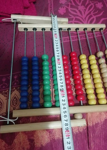 Ahşap Abaküs Eğitici, sayma tahtası, 100 adet sayma 100 TL - Görsel 7