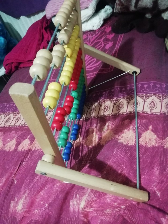 Ahşap Abaküs Eğitici, sayma tahtası, 100 adet sayma 100 TL - Görsel 3