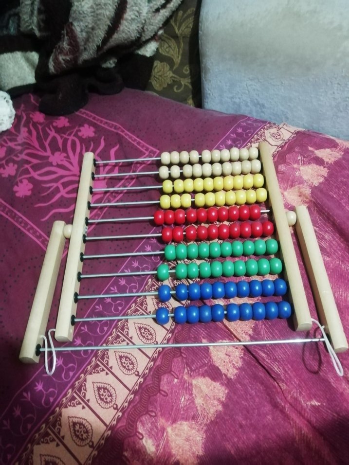 Ahşap Abaküs Eğitici, sayma tahtası, 100 adet sayma 100 TL - Görsel 4