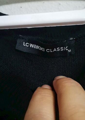 Waikiki marka Dantel,kollu, Siyah Triko Bluz, sıfır ürün,100 TL - Görsel 7