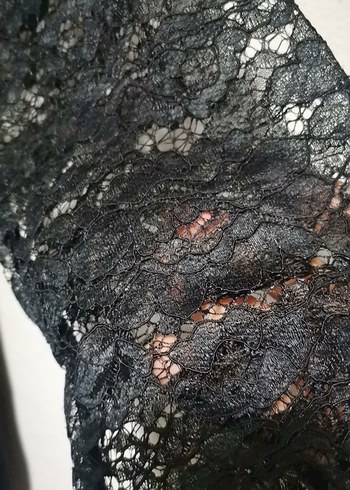 Waikiki marka Dantel,kollu, Siyah Triko Bluz, sıfır ürün,100 TL - Görsel 5