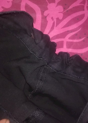 Siyah Kadın likrali kot Pantolon, temiz sağlam 65 TL - Görsel 5