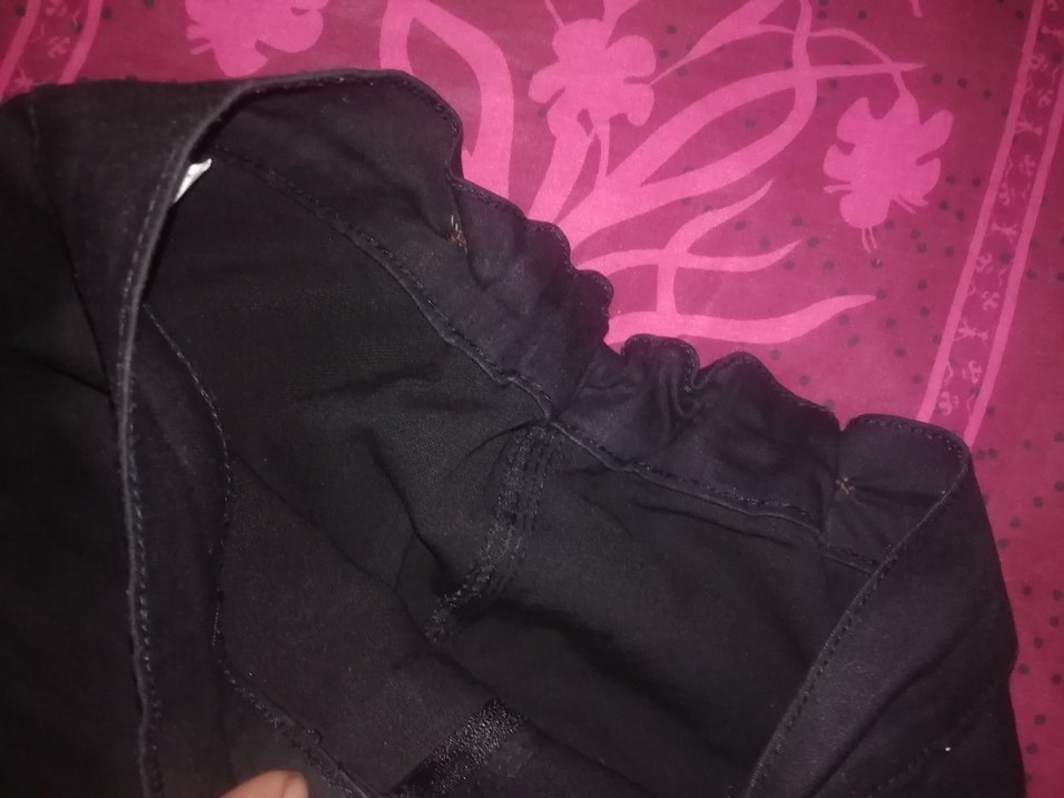 Siyah Kadın likrali kot Pantolon, temiz sağlam 65 TL - Görsel 5