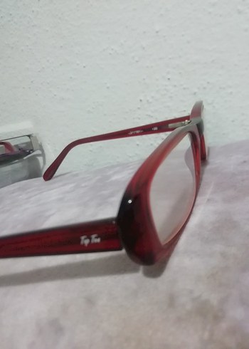 Koyu Kırmızı yakın okuma gözlüğü 1.30 numara - Görsel 3