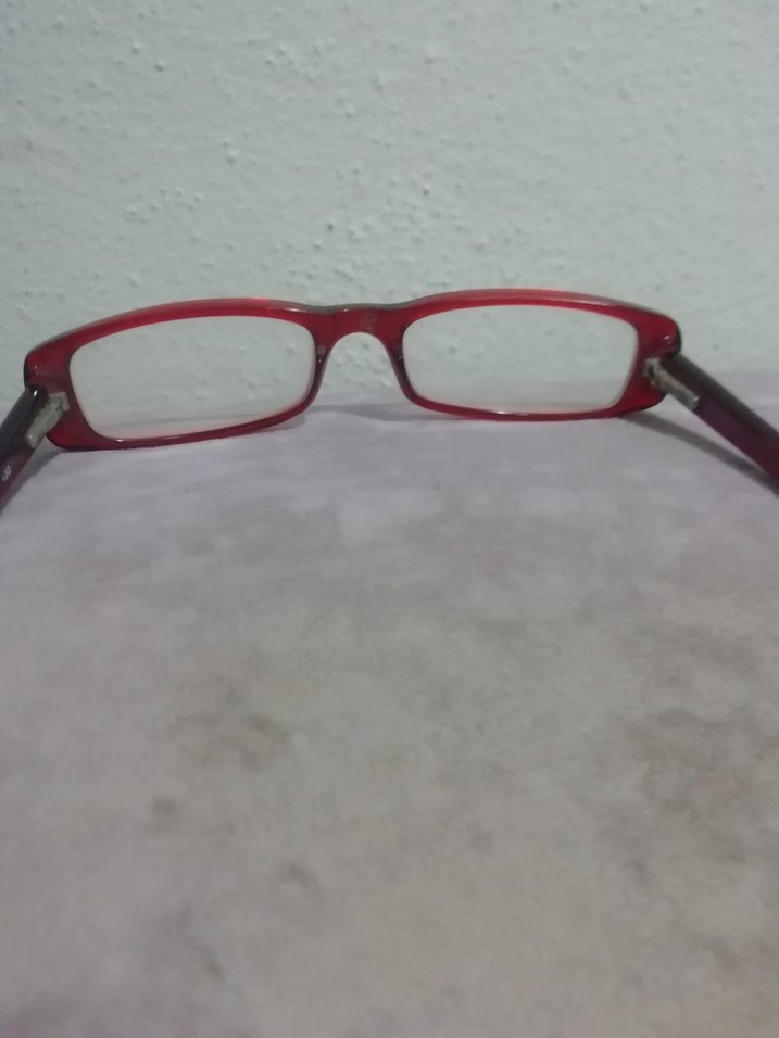 Koyu Kırmızı yakın okuma gözlüğü 1.30 numara - Görsel 2