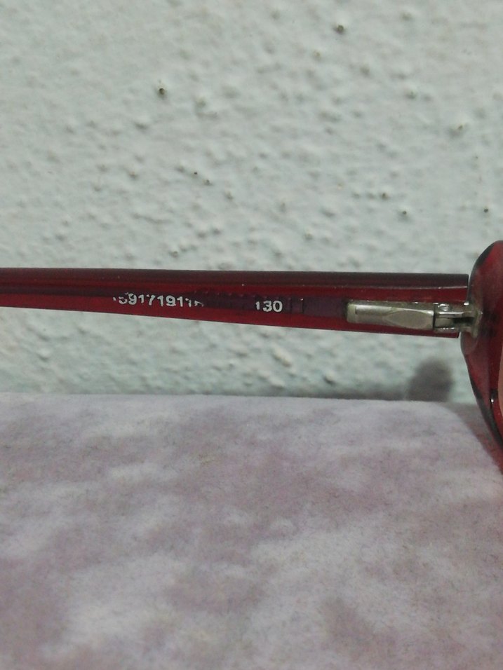 Koyu Kırmızı yakın okuma gözlüğü 1.30 numara - Görsel 5