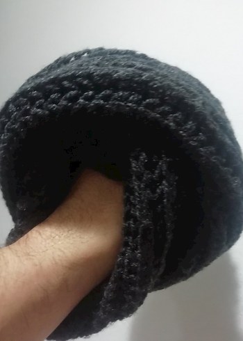 Siyah el Örgüsü Kadın boğazlık kalın yumuşak, sıfır, 40 TL - Görsel 6