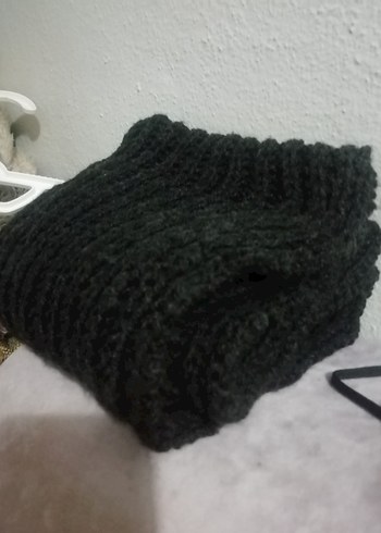 Siyah el Örgüsü Kadın boğazlık kalın yumuşak, sıfır, 40 TL - Görsel 2