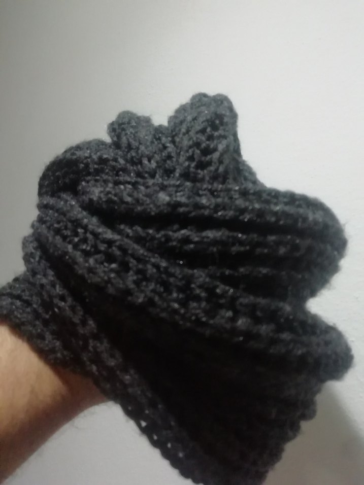 Siyah el Örgüsü Kadın boğazlık kalın yumuşak, sıfır, 40 TL - Görsel 3