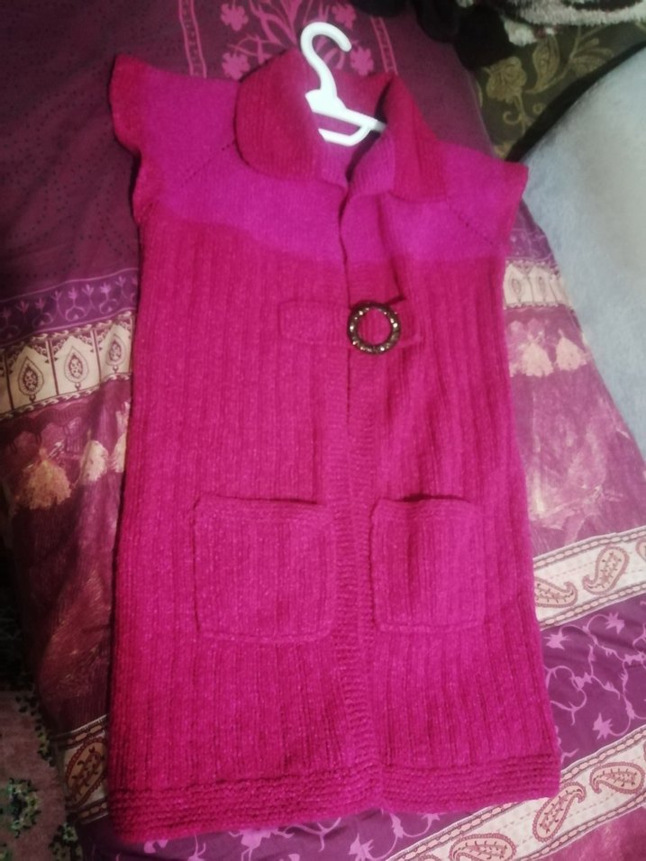 Ebruli renk Örgü Kadın hırka kalın,sıfır ürün, kusursuz 250 TL - Görsel 2