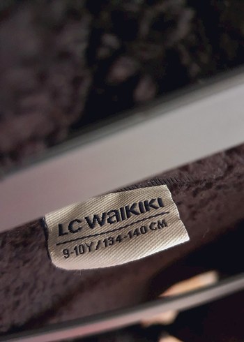 9 Yaş Beden Siyah, Fermuarlı, Erkek Çocuk peluş mont